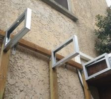 Réalisation de l'ossature pour la "casquette".