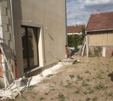 Suite enduit extérieur