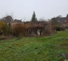 Maison en l'état après l'incendie