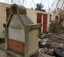 Maison en l'&eacute;tat apr&egrave;s l'incendie