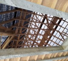 Montage film sous toiture