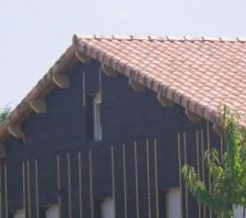 Les tuiles en différentes teintes s'harmonisent bien avec les autres autour datant de 10 ans