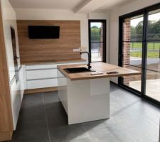 Cuisine posée ce 4 août par Cuisinella