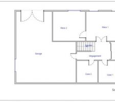 Plan maison existante avant travaux