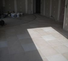 Carrelage du salon