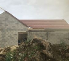 Réalisation des pignons (sans comble aménageable)