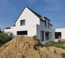 Vue sud ouest enduit terminé