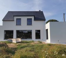 Vue sud enduit terminé