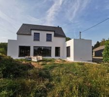 Vue sud enduit terminé