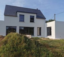 Vue sud enduit terminé