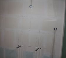 Salle de bain : plomberie double vasque et électricité (applique   PC)