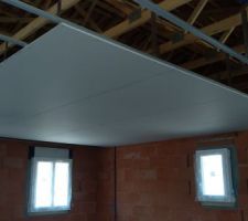 Pose du plafond