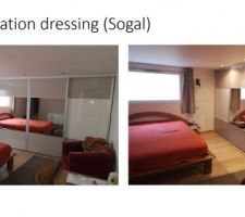 Réalisation dressing (Sogal)