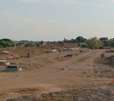 Avancement des travaux du lotissement