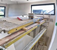Mise en place de l?échafaudage