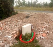 Remblais tuiles avant chemin