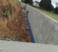 Mur de soutènement enfin réaliser depuis le temps que l'on attendait ?