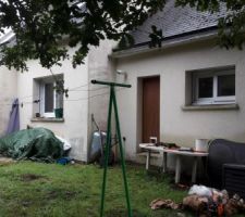Façade nord (désolé c'est un chantier)