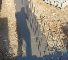 Coulage des fondations