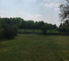 Notre terrain le jour de notre premi&egrave;re visite