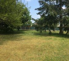 Notre terrain le jour de notre premi&egrave;re visite