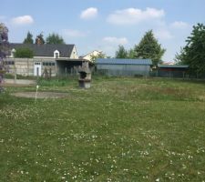 Notre terrain le jour de notre premi&egrave;re visite