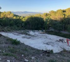 Terrassement du terrain