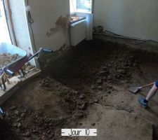 Avril/Mai 2020: Je retire 15tonnes de terre compactée à la pelle et à la brouette. 12 jours de travaux.  

Photos tirées de l'épisode 17 de - La rénovation de Koggy - https://bit.ly/KoggyEP17