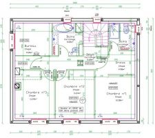 Plan technique de l'étage