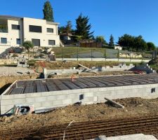 Entrevous PVC et ferraillage