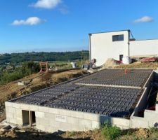 Entrevous PVC et ferraillage