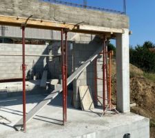 El&eacute;vation des murs du RDC