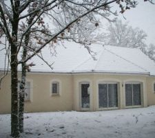 La neige le 28/11/2010. Côté Nord.