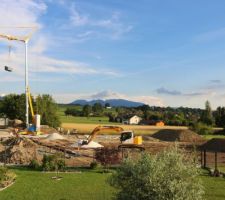 Construction lotissement face à notre terrain