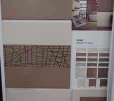 Et voil&agrave; pour les murs de la salle d'eau, il existe le carrelage assortis pour le sol.