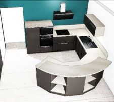 Voilà avec des coloris plus adaptés au carrelage. Bon, pour être très honnête, la 3D ne rend pas terrible, c'était beaucoup mieux en vrai.