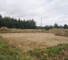 Terrassement terminés, prêt pour attaquer les fondations!!