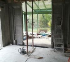 Modif fen&ecirc;tre => baie vitr&eacute; Sud