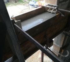 Ouverture entre maison et ancien garage
Linteau