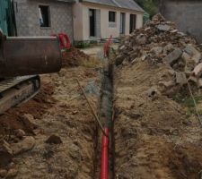 Tranché pour alim EDF