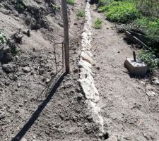 Fin du talus de sout&egrave;nement le 5 ao&ucirc;t 2020