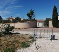 Vue de la fen&ecirc;tre de ma future cuisine !! :-)