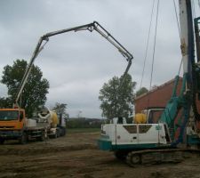 Les 3 camions au travail