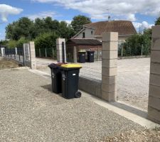 Cr&eacute;ation du seuil qui va accueillir le futur portail