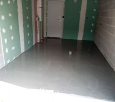 Ragreage du garage