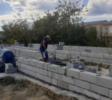 Vide sanitaire sur Fondations en redans