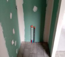 Fin carrelage salle d eau chambre parentale