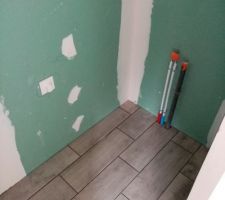 Fin carrelage salle d eau chambre parentale