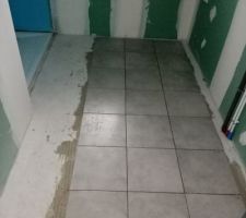 Pose carrelage salle de bain
