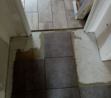 Pose carrelage couloir